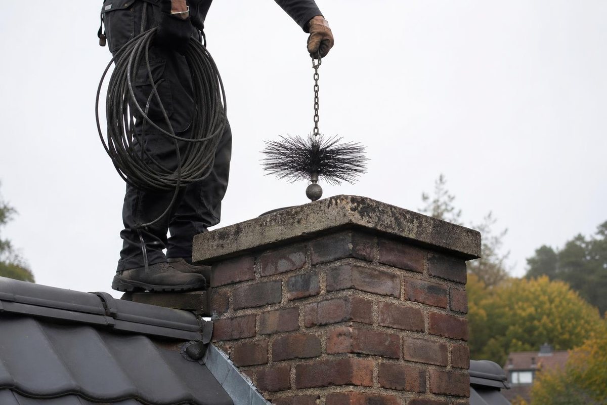 Stock photo: On the roof